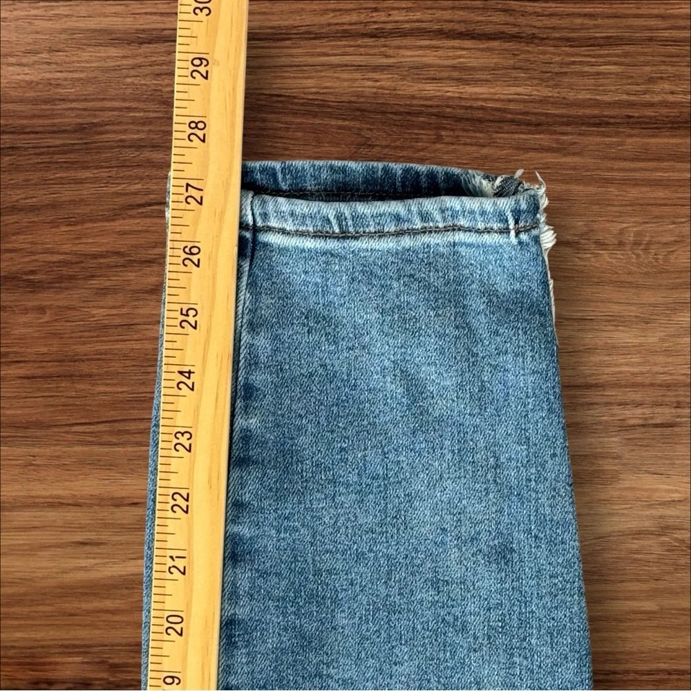 Judy Blue Jonesborough High‎ Rise Fray Detail Slim Fit Blue Sz 9/29